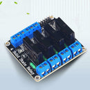 4-Way 5V Low-Level Solid State Relay Module With Fuse Solid State Rela GMR