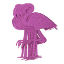 12pcs/Pack Glitter Paper Flamingo Stickers Bottle Cup Label Decals DIY