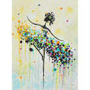Girl 5D DIY Full Round Drill Diamond Painting Needlework Home Decor (B1086)