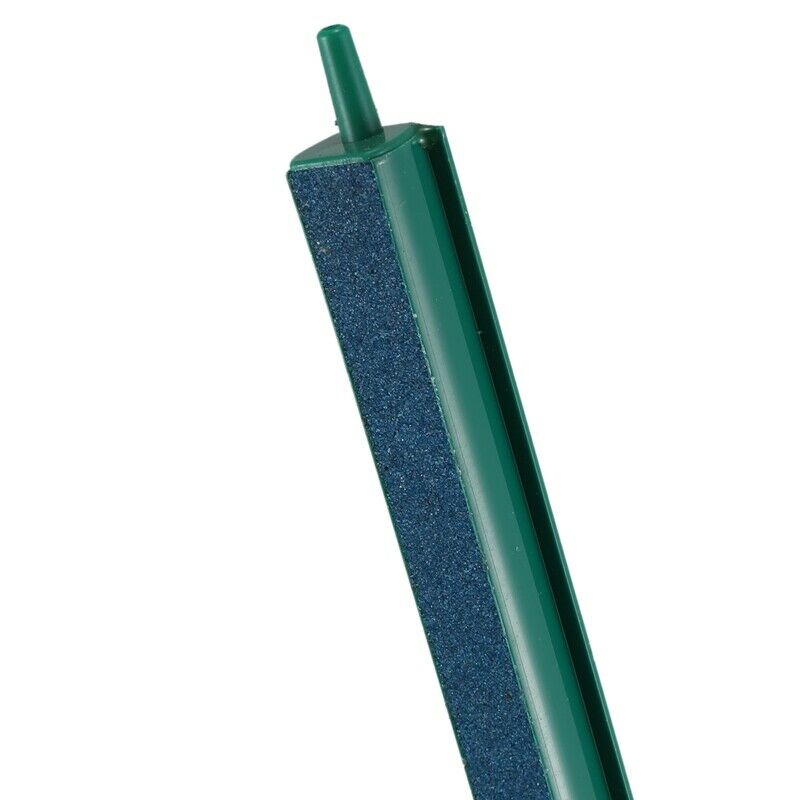 Aquarium Fish Tank Bubble Air Stone Bar Oxygen Pump Green+Blue 16" Q4Y9