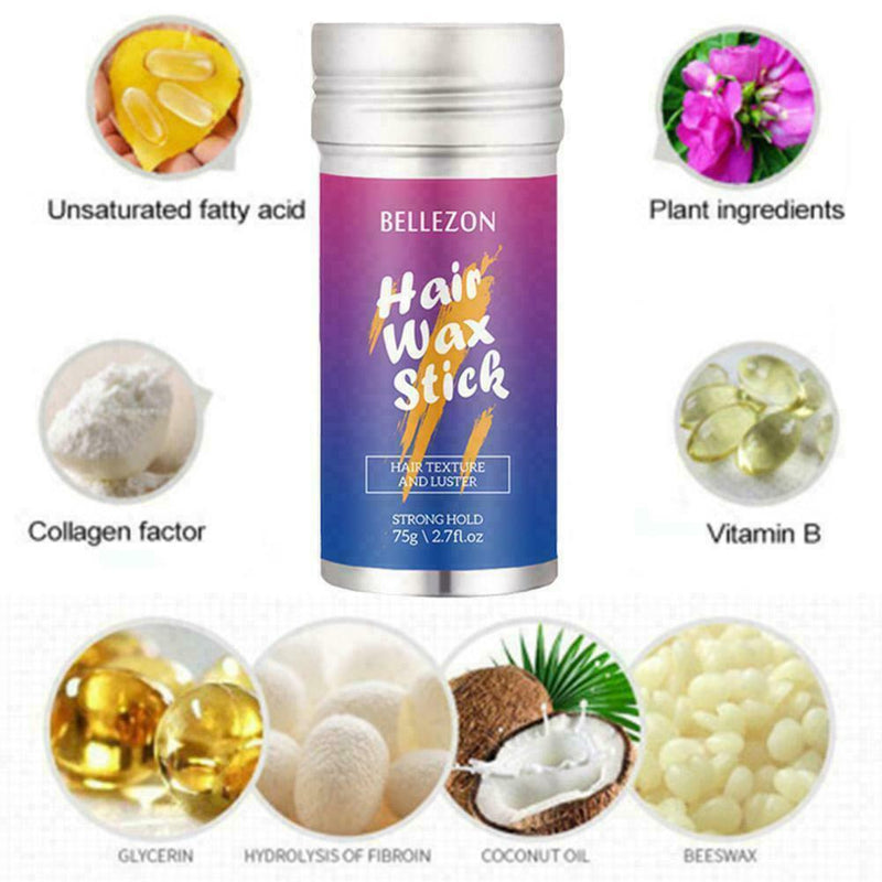 75g Hair Wax Stick Men And Women Hair Styling Head Styling Wax T3W3