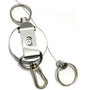 Men Women Elastic Anti Thief Sporty Retractable Recoil Keychain Key_Ring