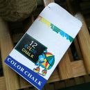 12Pcs/Box  White&Colored Dustless Chalk NON-Toxic Chalkboard Eraser School-Tool