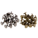 40 Sets Chicago Screws 8mm Screwback Spot Leather Nail Rivet Button Studs