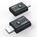 USB Bluetooth 5.0 Audio Transmitter Receiver Adapter TV Car PC 3.5mm AUX K4L1