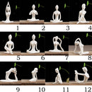 Yoga Posture Statue Desktop Decoration Crafts Wedding Gifts Display Decor 01