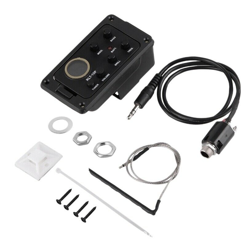 Guitar Lcd Pickup Eq Equalizer Folk Acoustic Guitar Four-Section With Tunin