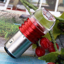 2pcs 1156 1157 3W LED High Light Car Brake Signal Turn Tail Lights(Red)