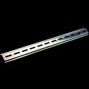 2pcs Slotted Metal 35mm DIN Mounting Rail 40cm Long for AC Contactor