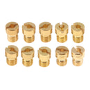 10x M5x0.8 Motorcycle Main Jet Carburetor Kit 130 132 134 135 136 ... 150