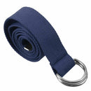 Casual Unisex D-Ring Cloth Belt Canvas Belt Knitting Canvas Belt 110 x 3.8C V9X7
