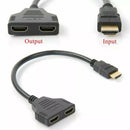 HDMI 2 Dual Port Y Splitter 1080P HDMI v1.4 Male to Double Female Adapter Ca_kz