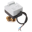 Ac220V Dn15 3-Way Electric Motorized Ball Valve Three-Wire Two Control For