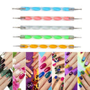 19Pcs Nail Art Design Brushes Set Dotting Painting Drawing Polish Pen Tools Kit
