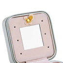 Jewelry Box Organizer Portable Travel Earring Ring Necklace Storage Ca OLK