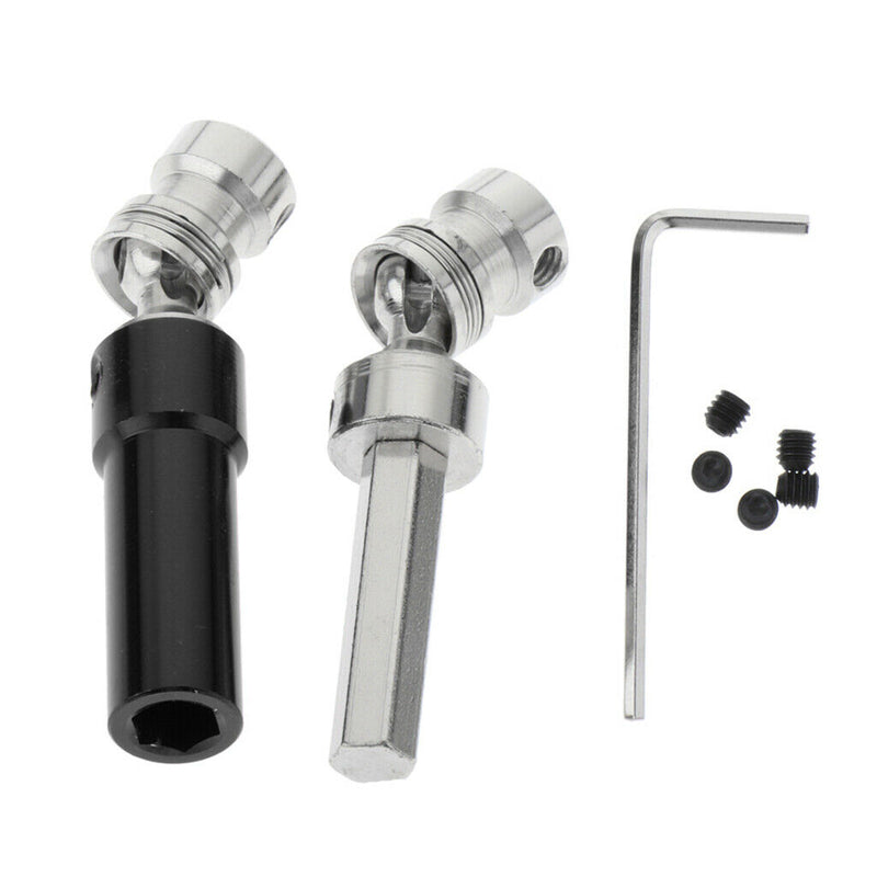 2x Aluminum Universal Drive Shaft for WLTOYS 12428 12423 Upgrade Parts