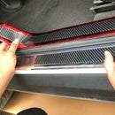 2.5M Red PVC Car Front Rear Bumper Edge Guard Strip Auto Exterior Accessories