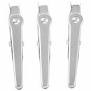 90pcs Mini Electrical Crocodile/Alligator Test Clip Clamp Jaw 10x42mm Silve U2M8