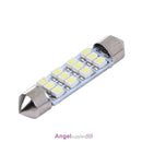 10 x 41MM 3528 12SMD Festoon Dome Map Car Interior LED Light Bulb Lamp 12V White
