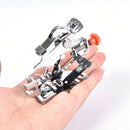 Sewing Machine Ruffler Presser Foot Low Shank Pleated Attachment Presser F BX