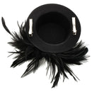 women Mini Top Hat Costume Vallettas / Pulling - Black M6G1