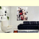 DIY Paint By Numbers 16"*20" Kit Beautiful Girl Painting On Canvas Home Decor DF