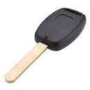 2 Buttons Uncut Blade Replacement Keyless Remote Car Key Shell Fob Case for