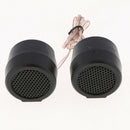 2 pc Audio Silk/Polymer Composite Dome Tweeters Kit (1 Pair, Black)