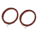 2 Pieces Electrical Wire Threader Cable Running Rods Fish Tape Pulling Kits