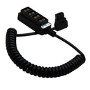 Hub D-Tap Male To 4-Port Female Cable Splitter Spring Line For Anton Battery