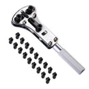 Three-grab Watch Case Opener Adjustable Screw Back Remover Wrench Repair Tools