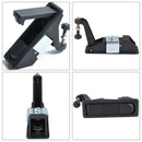 New Black Zinc Alloy Adjustable Lever Hand Compression Latch with Raised Tr E1G4