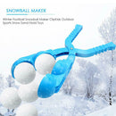 2pcs Plastic Snowball Clip Snow Ball Mold for Kids Outdoor Snowball Fight