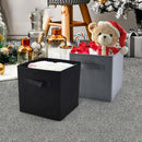 Foldable Fabric Storage Box Square Bins Cloth Organizer Storage Baskets Fol