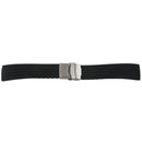 22mm Waterproof Watch Band Strap with Stainless Steel Deployment Clasp Buck