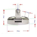 Boat Bimini Top Rotate Deck Hinge Marine Grade 316 Stainless Steel W Rubb OPR