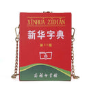 Creative Dictionary Women Messenger Bag Chain Money Purse Shoulder Handbags