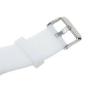 Black + White Sport Silicone Watch Band Wrist Strap with Buckle For Polar A360