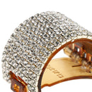 2Pack Blingbling Hair Grip Claw Clip Womens Teethed