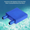 Aluminium CPU Graphics Card Hard Disk Water Cooling Waterblock Side Block