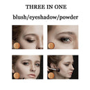 1Pc Makeup Face Matte Blusher Ball 3 In 1 Blush Eyeshadow Contour Cosmetics H2G2