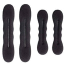 Magic Bun Maker (2 Small, 2 Large) Foam Sponge Bun Shaper Hair Accessories  K1K6