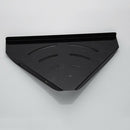 Wall Mounted Matt Black 2 Tier Shower Caddy Bathroom Corner Shelf Rack Show D6T8