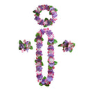 24PCS Artificial Garland Handmade Hawaiian Wreath Headband Wedding Party