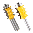 2 Pieces Alloy Reversible Finger Joint,for woodworking,Cutting Depth 3/16 inch