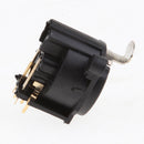 Curved XLR 5Pins Female Chassis Panel Mounted Socket Adapter for DMX MIC