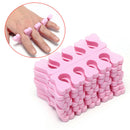 50pcs Nail Art Toes Separators Fingers Foots Sponge Soft Gel UV Beauty Tools LJ
