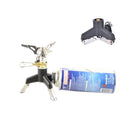 Outdoor Camping Gas Stove Adapter Three-Leg Transfer Head for Nozzle Screwgate3c