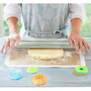 Rolling Pin Adjustable Stainless Steel Rolling Pins Dough Roller With 4 Rem T6Q7