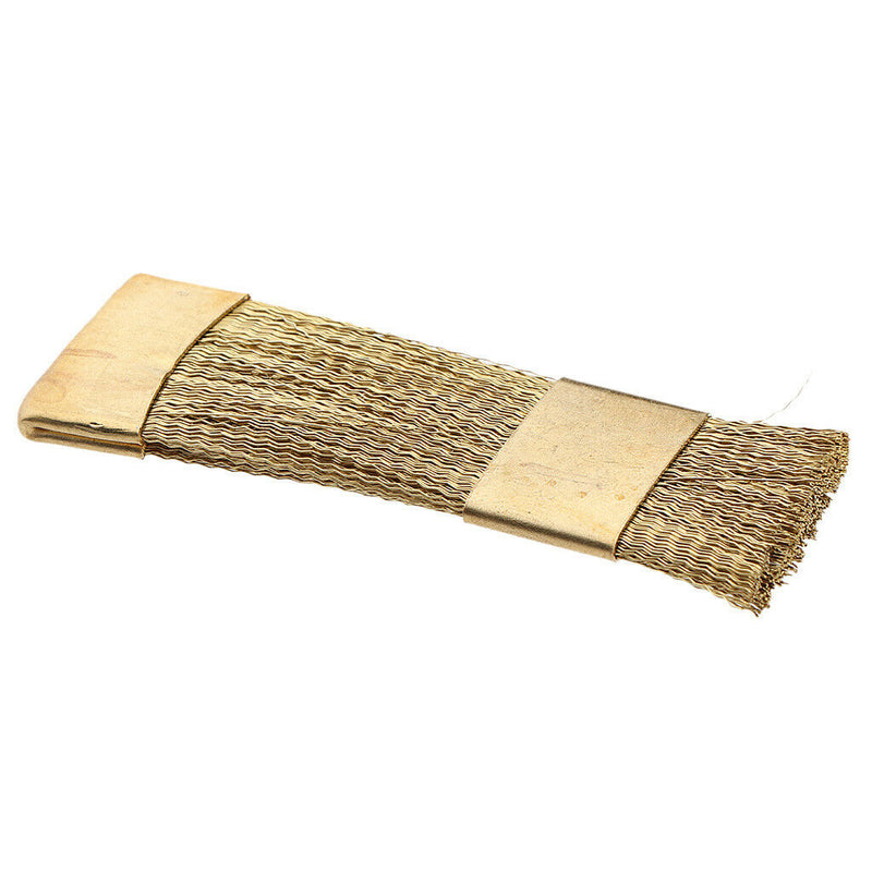 Cleaning Brush For Nail Drill Bits Golden Copper Wire Cleaner Nail Brush